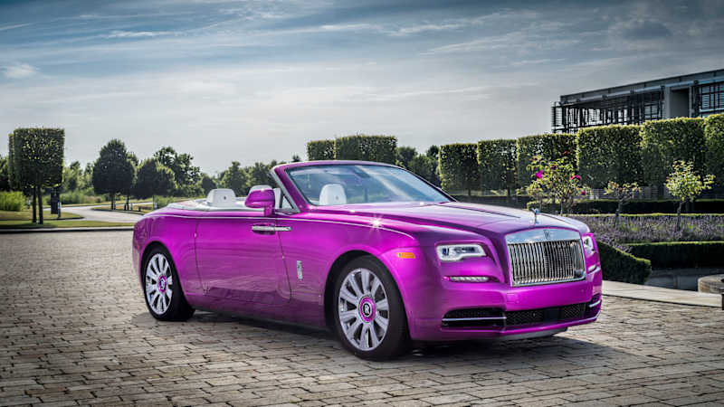 Michael Fux sure likes fuchsia — now there's a 'Fuxia' Rolls-Royce